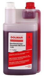 DOLMAR 980008112 Olej motorový 1L s dávkovačem - Vysoce výkonný dvoutaktní motorový olej 50:1